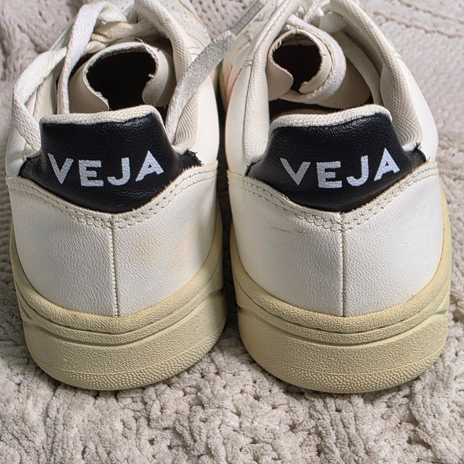 Veja V-10 Cwl Sneakers White Petale Pink Womens Eu 38 7 — image 4 of 8